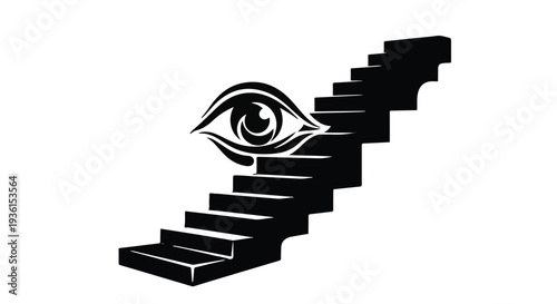stairway to awareness eye watching stairs