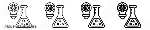 Innovation Lab Icon Set Different Style Collection