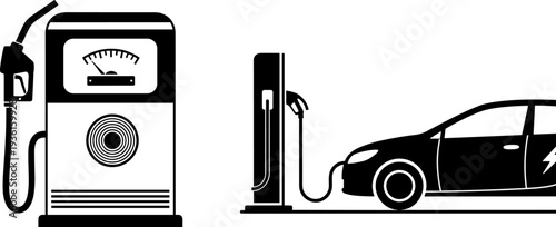 Set of Male and Female Runner Silhouettes in Dynamic Poses with Speed Lines and Motion Circles Illustrating Sprinting, Jogging, Fitness, and Marathon Training Vector Illustration