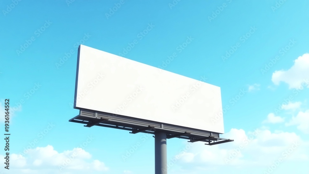 Obraz premium billboard on city street