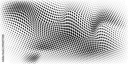 Grunge halftone gradient background. Faded grit noise texture. White and black sand wallpaper. modern.