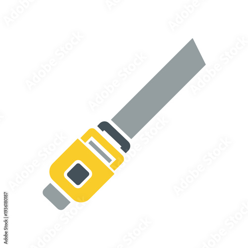 Yellow Seatbelt Buckle for Vehicle Safety and Automotive Services