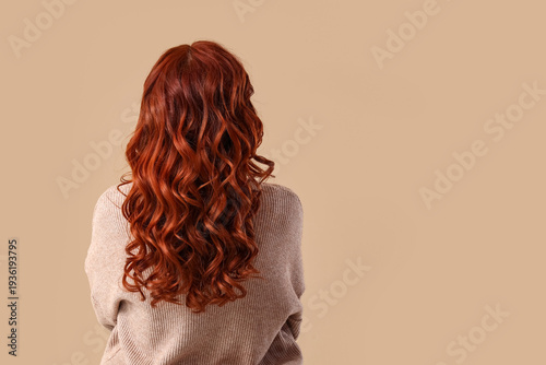 Beautiful young redhead wom...