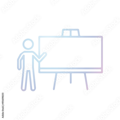 Blackboard icon design template