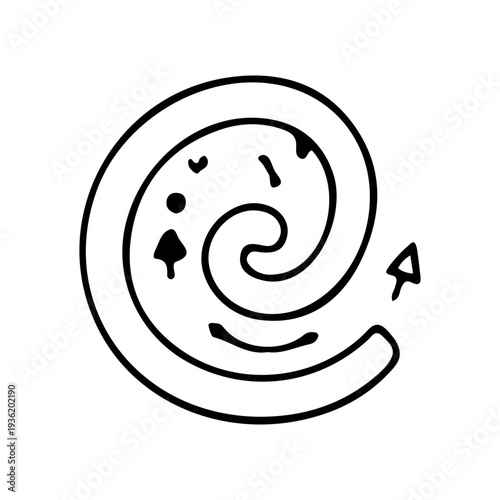 Abstract Spiral Flow Icon
