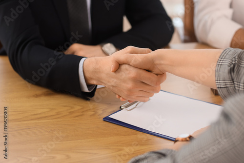 Female business mediator wi...