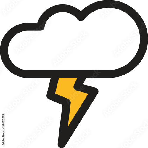 weather web icons in line style weather clouds
