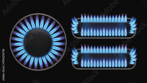 gas stove flame