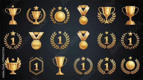 gold silver and bronze medals