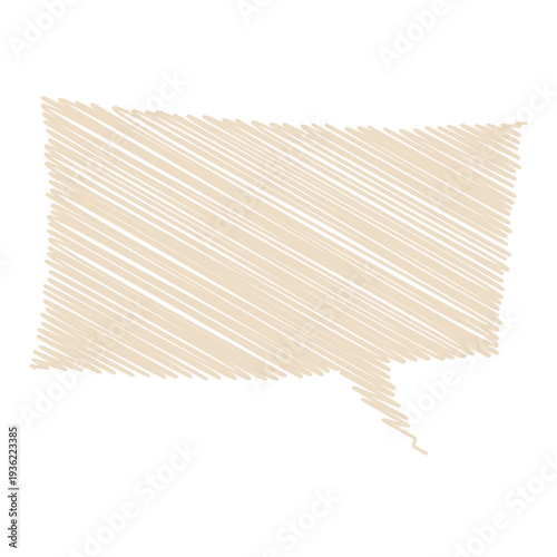 Scribble rectangular text box