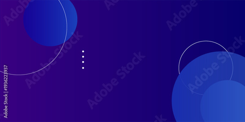 Abstract modern blue circles background. Eps10 vector