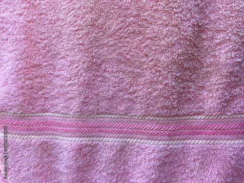 pink towel texture, background