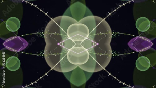 Kaleidoscopic Symphony of Light and Color A Mesmerizing Visual Experience