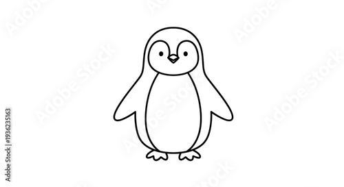 Minimalist line art of a meditating monk in lotus position on white background