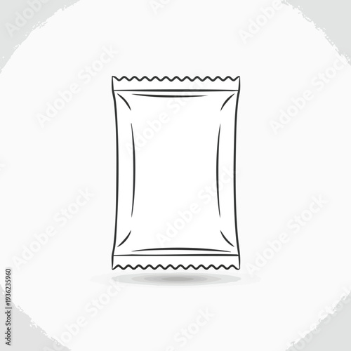 Blank Single Use Snack Package for Food and Beverage Packaging