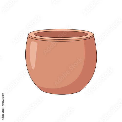 Clay Pot Illustration