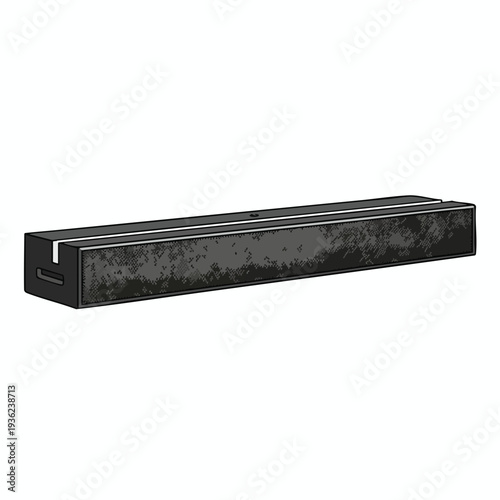 Modern wireless soundbar for home entertainment system with sleek design