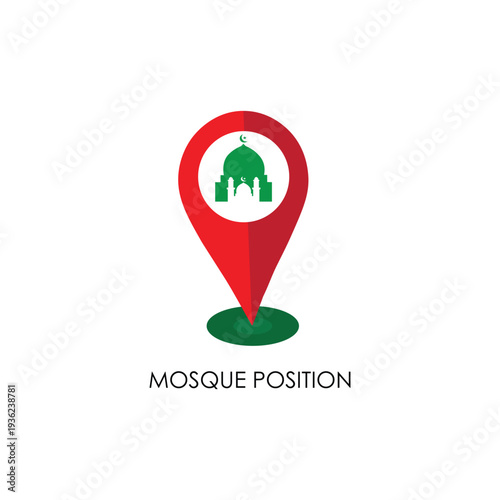 Location of the mosque as a place of worship