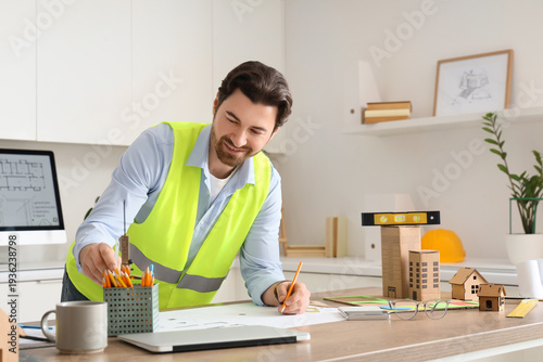 Male construction engineer ...