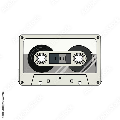 Vintage Audio Cassette Tape for Music and Audio Recording