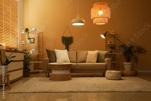 Interior of living room wit...