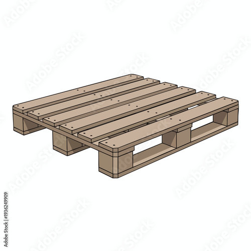 Wooden Pallet for Shipping and Storage Solutions