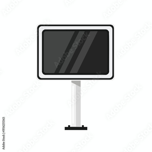 Modern Digital Signage Display Screen for Business Advertising and Information
