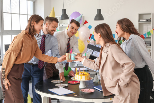 Group of young business peo...