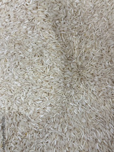 A close up of white rice