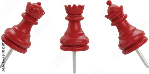 red lollipop on white background