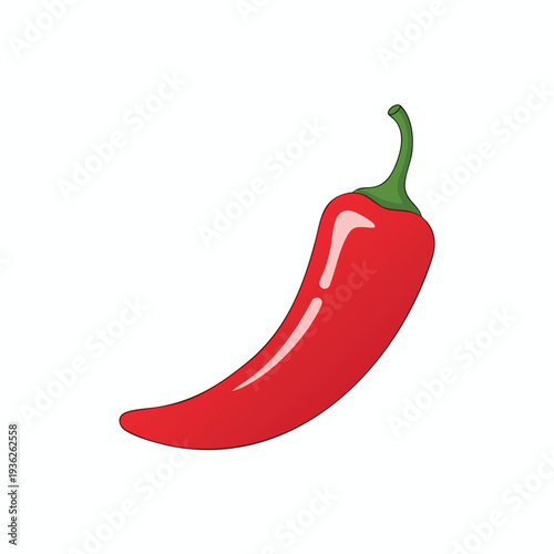 Fresh Red Chili Pepper for Cooking and Spicy Dishes