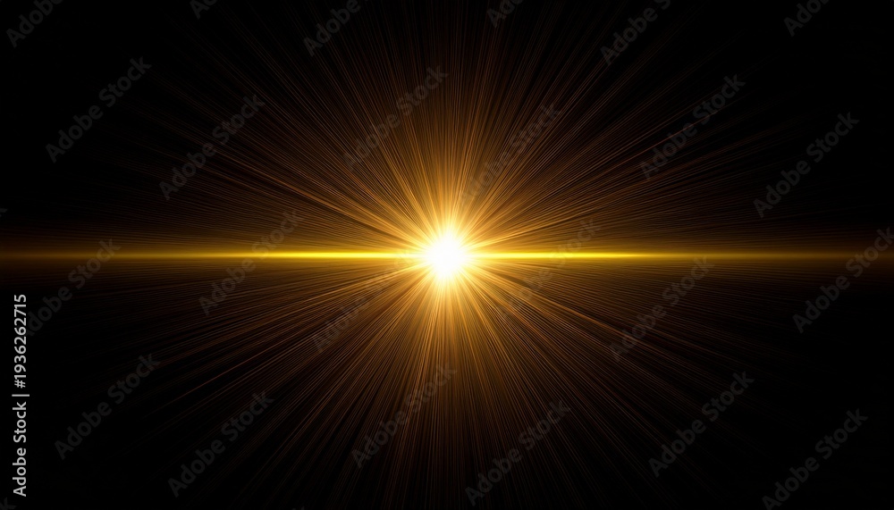 Obraz premium flash light on black background glow sparkle effect abstract lens flare ignition flashing lights