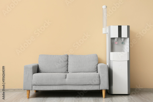 Modern water cooler and sof...