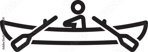 Vector kayak icon