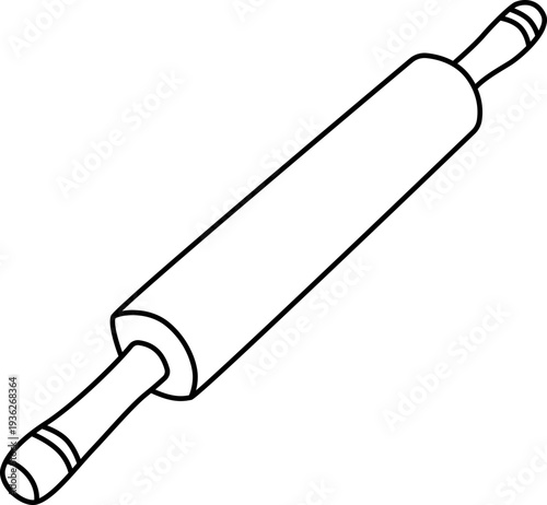 Wooden Rolling Pin for Dough and Pastry