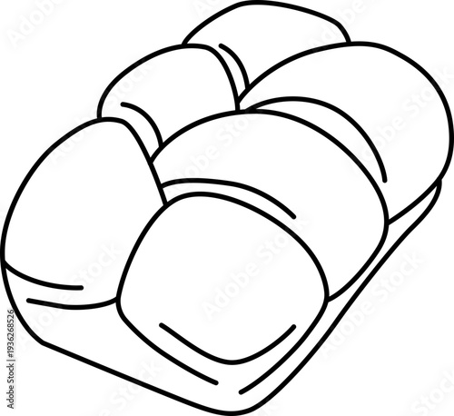 Dinner Rolls for Baking and Serving Fresh Bread