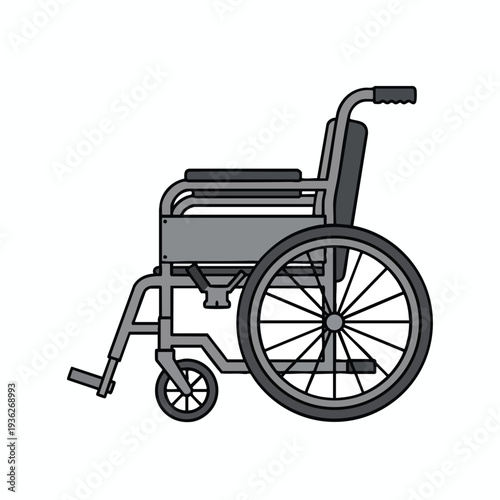 Modern Wheelchair for Medical and Accessibility Needs