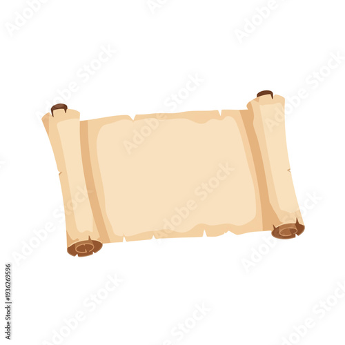 Ancient Scroll or Manuscript Illustration for Historical or Educational Content