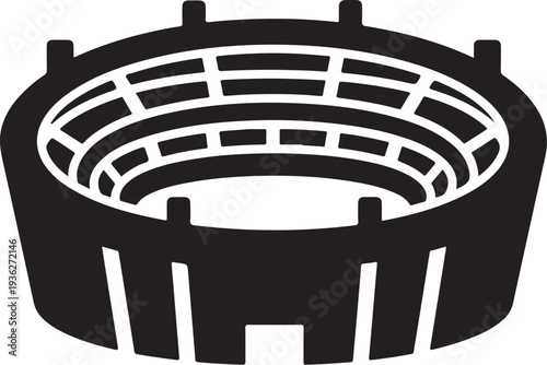 Vector illustration of Colosseum icon