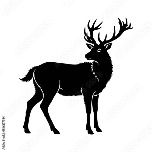 deer silhouette vector