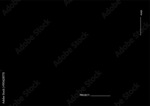 Wave wracked surface. Moving energetic grid structure of fine lines. Simple black and white dynamic background