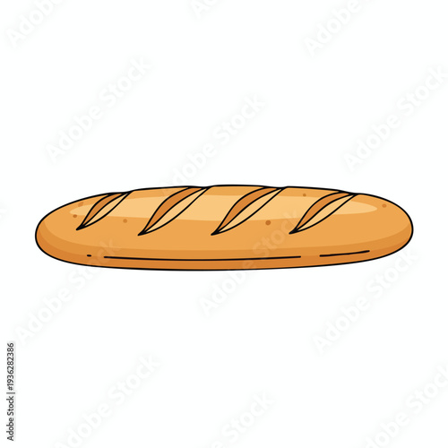 Freshly Baked Baguette Bread for Breakfast or Lunch