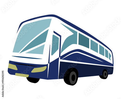 観光バスのイラスト