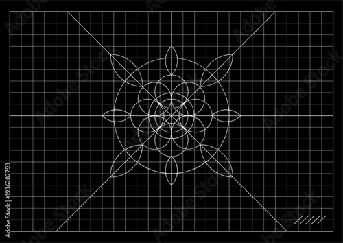 White Geometric, Abstract Topographic Mesh Wireframe Grid. Futuristic Blueprint Background With Geometric Elements And Waving Surface