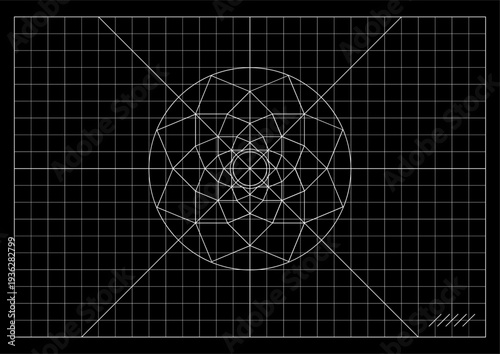 White Geometric, Abstract Topographic Mesh Wireframe Grid. Futuristic Blueprint Background With Geometric Elements And Waving Surface