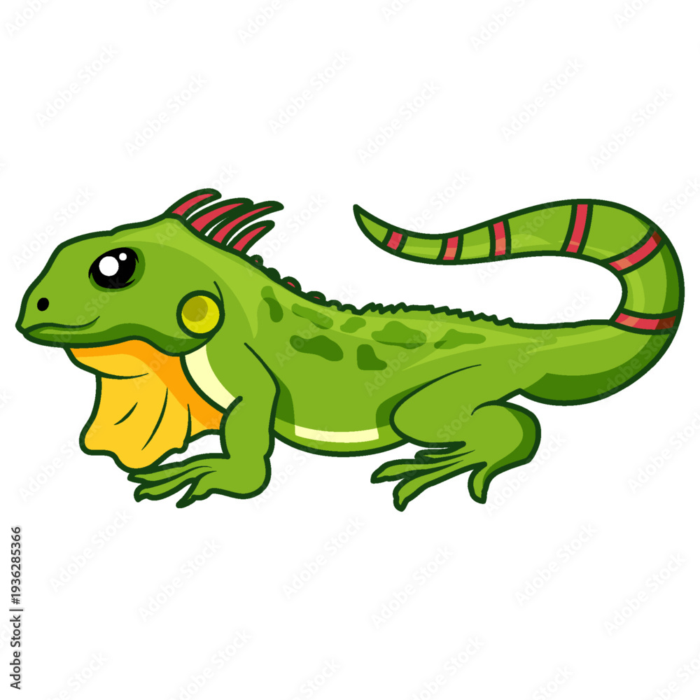 Obraz premium Reptile Character Illustration