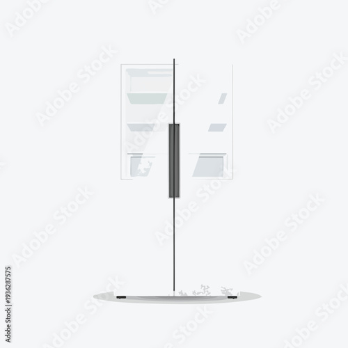 Modern Digital Signage Display Stand