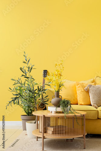 Interior of living room wit...