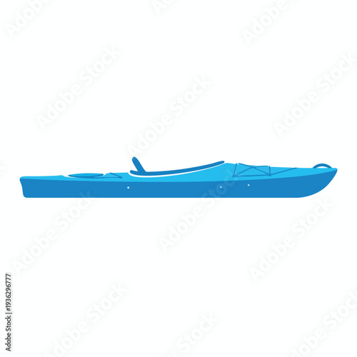 Sleek Modern Speedboat on Calm Water for Recreational and Marine Transport Use