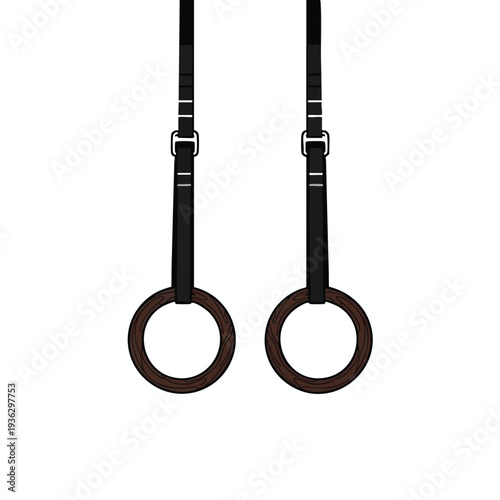 Intelligent Training Gymnastics Rings for Fitness and Exercise